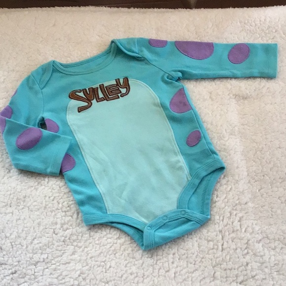 sulley baby onesie